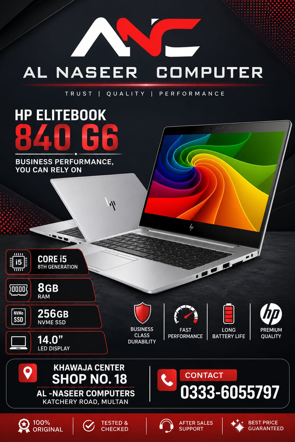 HP Elitebook 840 G6 Core i5 8th Gen